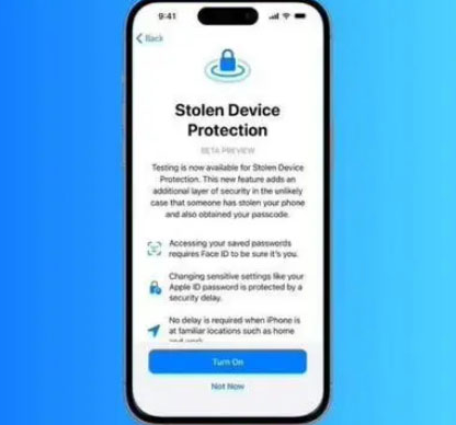 斗门苹果授权维修店分享被盗设备保护功能开启方法 