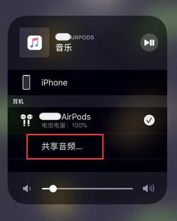 斗门苹果14音频维修点分享iPhone14音频共享设置方法 