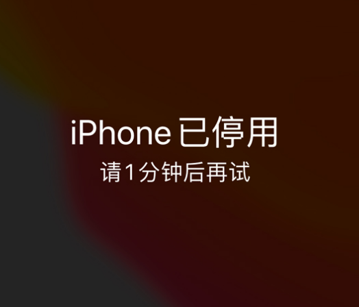 斗门苹果手机维修分享:iPhone 显示“不可用”或“已停用”怎么办？还能保留数据吗？ 