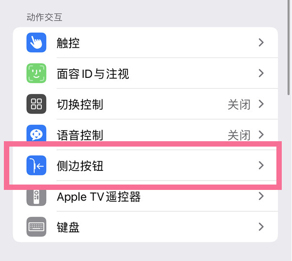 斗门苹果14维修店分享iPhone14 Plus侧键双击下载功能关闭方法 