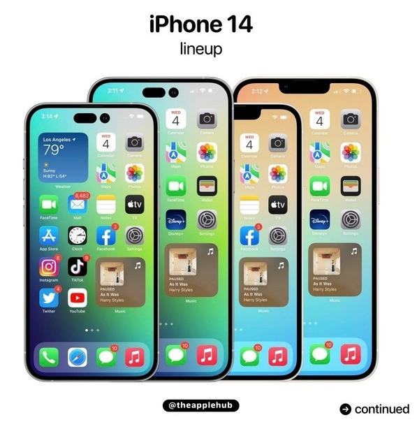 斗门苹果14维修分享iPhone 14全家福 
