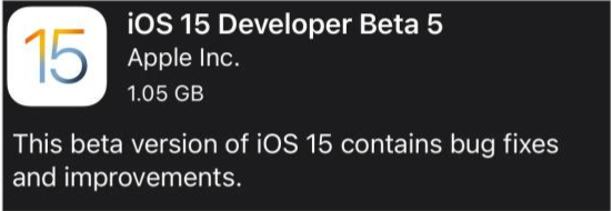 斗门苹果手机维修分享如何升级到iOS15.0 beta5 
